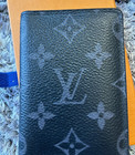 Louis Vuitton Organizer De Poche Card Case Ab Rank Monogram Eclipse M61696 Used