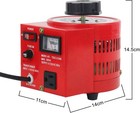 5amp Variac Transformer Variable Ac Voltage Regulator Converter  500va 0-130v