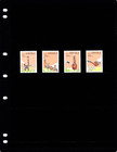  4 45 Scott Value - 1993 Angola Tribal Pipes Artifacts Africa Cv Mnh Nh Umm