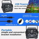 Lights With Remote Control Portable Mini Disco Ball Stage Light Sound Activated