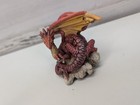 Summit Collection Red Dragon Figurine Resin Statue Fantasy Decor Winged Mini