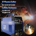  For 90-26 50a Plasma Cutter 110v 220v 1 2  Cut Pt31 Torch Led