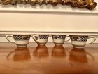 Vintage Plaza Hotel Ny Footed Teacup Bountiful By Ergo-set Of 4