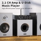 Fosi Audio Bl20c Bluetooth Stereo Audio Receiver Amplifier 320w 24v Usb 2 0