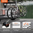 2 Fat Bike Rack Carrier Vehicle Mount Truck Hitch Heavy Duty Folding W  Lock