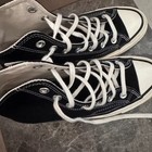 Canvas High-top Sneakers - Black  Size 250