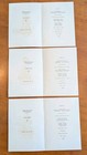 Vintage 1962 Menus Lot Holland America Cruise Ship Ss Masdaam April 14  15  16th