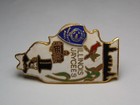Vintage Jaycees Enameled Lapel Pin 1970 s Illinois Land Of Lincoln Chicago