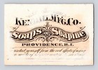 Soapine Soap Kendall Mfg Providence Ri Universal Family Victorian Trade Card
