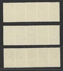 Saudi Arabia 1917 First Postage Dues Sg D17-d18 Blocks Of 20 With Plate   s