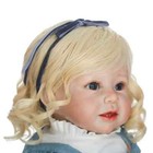 70cm Reborn Toddler Doll Hair 28inch Silicone Dolls Hair Wig Diy Doll Accessory