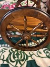 Mid Century American Oak Colonial Drop Leaf Butler Tea Or Bar Serving Cart  Usa
