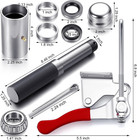 Metal Tire Carrier Hinge Kit Include The Necessary Slewing Bearing  T