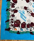 Vtg 1980s California Raisins Handkerchief hanky scarf Calrab 1988 Bandana nwt