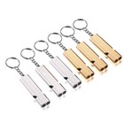 1-10pack 120db Loud Emergency Survival  Whistle Camping Hiking Keychain Outdoor
