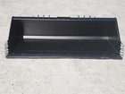 74  Low Profile Smooth Bucket Attachment Bolt On Edge Hd Fits Skid Steer Loader
