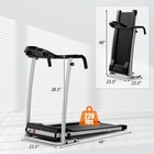 800w Foldable Treadmill Electric Motorized Power Indoor Workout Running Machine