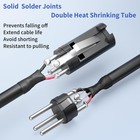 2 Pcs 3 Pin Dmx Cables 3ft Male To Female Lighting Cord Dj Stage Mic