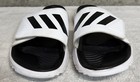 Adidas White Black Alphabounce Slide 2 Men   s 13 Basketball Sports Sandal Fx1326