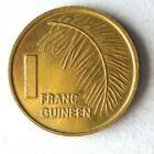 1985 Guinea Franc - Au unc - Low Mintage Exotic Coin - Free Ship - Bin  lc 41
