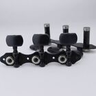 1 Set Black Acoustic Classical Guitar Tuning Keys Steel Pegs Machine Heads