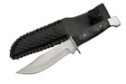 Fixed-blade Hunting Knife   Rite Edge Mini Bowie Skinning Blade Black Wood