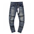Jeans Ripped Street Casual Small Straight Trousers Pants