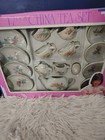 Children s China 17 Pc Tea Set Service Flower Print New In Box