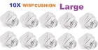 Wisp  10x   10 Cushions  Philips Respironics Wisp Nasal Cushions S m L Xl Large