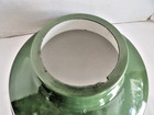 Vintage Green Porcelain Industrial Barn Lamp Light Shade 5  Fitter Estate Find