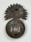 Victorian 104th Bengal Fusiliers Badge British Indian Army Brass Grenade Crest
