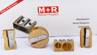  m r  Brass Artists Pencil Sharpener - Choose From 4 Shapes  Made In Germany - F