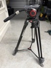 Manfrotto Mvt502am Tripod Stand Legs And Mvh500a Fluid Drag Video Head With Bag