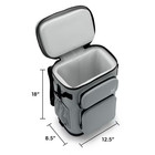 Member s Mark 24 Can Waterproof Backpack Cooler Grey