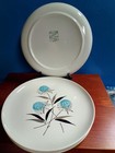 5 Vtg  Stetson  Blue  Echinops  Thistle Pottery Blue Floral 10 1 4  Dinner Plate