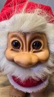 Vintage 8 Russ Troll Doll Santa Claus Christmas Plush 18282 Red Suit Fuzzy Beard