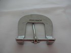 Jeremiah Watt Heel Bar Floral Belt Buckle Stainless Steel Western Traditional 