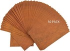 50 Qty A6 Brown Kraft Paper Invitation Envelopes  Vintage Fire-paint 50 Pcs
