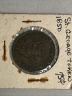 1850 Bank Of Upper Canada Copper Penny Token Saint George And The Dragon