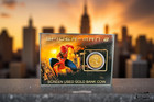 Spiderman 2 Prop -   Screen Used Gold Bank Coin - Doc Ock - Tobey Maguire