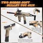 Bugrtey Two Modes Toy Gun Shell Ejecting Rifle With 80 Soft Bullets 40 Shells 2
