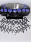 Conair Infinity Pro Hs41x Ceramic Flocked Hot Rollers 20 Count With Clips Tested