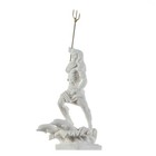 Poseidon Greek God Of The Sea With Trident Alabaster Statue Figurine 6 5 Inches