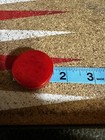 Vintage Backgammon Set Bakelite Butterscotch   Red 1 5   Chips 18 x25  Board