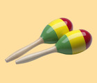 Zenison Large Authentic Wooden Maracas  3  X 9 5  Pair Of Professional Maracas