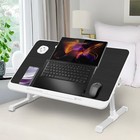 Foldable Laptop Table Stand Sofa Bed Tray Computer Notebook Desk Adjustable