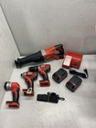 Milwaukee 2696-24 M18 Cordless Compact Combo Tool Kit Batteries charger