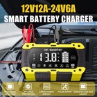 12a Smart Battery Charger  12v 24v For Lithium-ion Lifepo4  Lead-acid Batteries