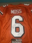 Santana Moss Signed Custom Jersey- University Of Miami  6 Beckett Witnessed