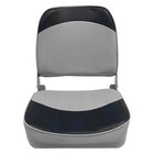 8wd734pls-660 Standard Low Back Boat Seat  Grey   Navy